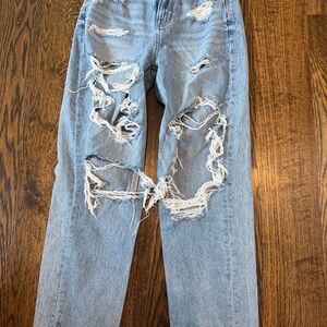 American Eagle Outfitters Ripped Light Blue Men's Jeans